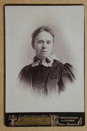 Cabinet Photograph: A Portrait of a Young Woman.