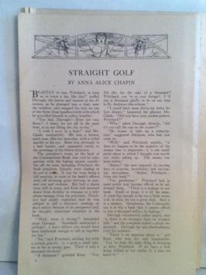 Seller image for Straight Golf for sale by Legacy Books II