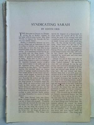 Seller image for Syndicating Sarah for sale by Legacy Books II