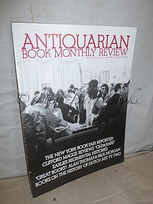 Antiquarian Book Monthly Review (ABMR) Volume II No 5 Issue No 15 May 1975