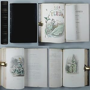 Seller image for Les Fleurs animes par J.-J. Grandville. Introductions par Alph. Karr,Texte par Taxile Delord. for sale by Daniel Thierstein