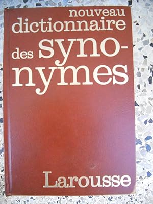 Immagine del venditore per Nouveau dictionnaire des synonymes venduto da Frederic Delbos