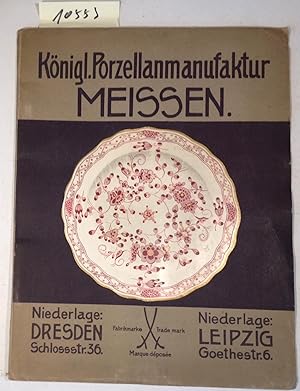 Königliche Porzellanmanufaktur, Meissen Muster No. 50 - Purpur Indische Malerei, Goldpunkte, Gold...