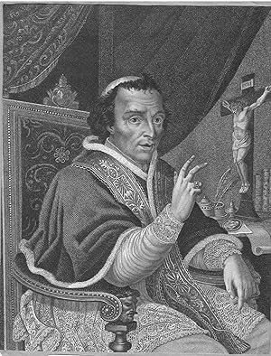 Bild des Verkufers fr Pius VII, Pope - an Engraved Portrait zum Verkauf von K Books Ltd ABA ILAB