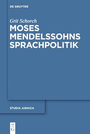 Bild des Verkufers fr Moses Mendelssohns Sprachpolitik zum Verkauf von AHA-BUCH GmbH