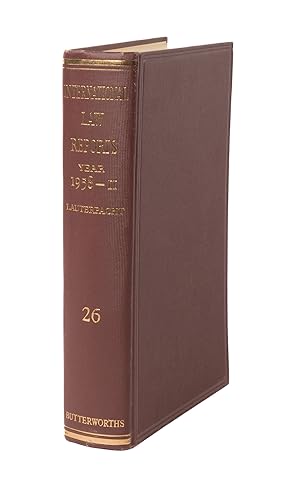 Immagine del venditore per International Law Reports. Vol. 26. 1958-II venduto da The Lawbook Exchange, Ltd., ABAA  ILAB