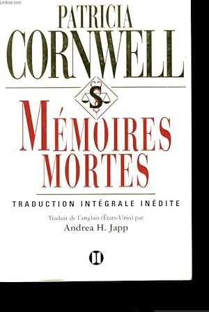 Image du vendeur pour MEMOIRES MORTES mis en vente par Le-Livre