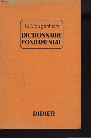 Seller image for DICTIONNAIRE FONDAMENTAL for sale by Le-Livre