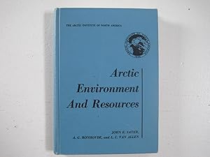 Seller image for Arctic Environment and Resources. for sale by Sara Armstrong - Books