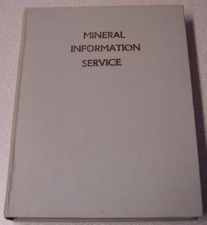 Mineral Information Service, Volumes XX-XXII, A Publication of the California Division of Mines &...