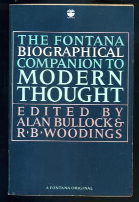 Imagen del vendedor de The Fontana Biographical Companion to Modern Thought a la venta por Lazy Letters Books