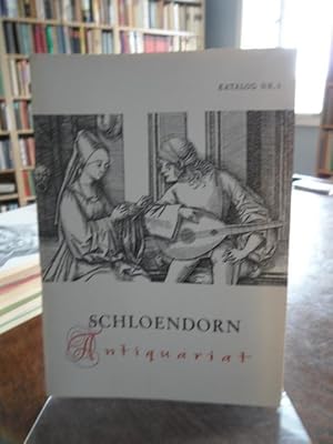 Schloendorn Antiquariat Katalog Nr. 3. München.
