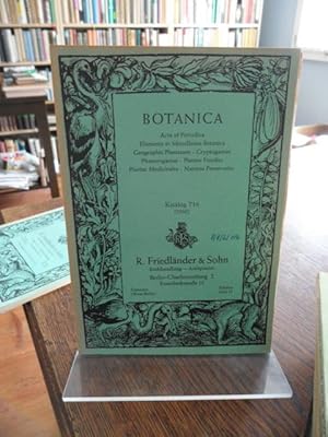 Botanica. Katalog 716 1960. R. Friedländer & Sohn. Berlin.