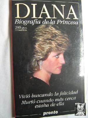 Imagen del vendedor de DIANA. BIOGRAFA DE LA PRINCESA a la venta por Librera Maestro Gozalbo