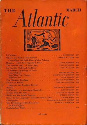 Seller image for The Atlantic March 1936, Volume 157 for sale by Good Books In The Woods