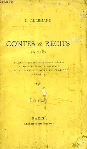 Seller image for CONTES & RECITS EN VERS for sale by Le-Livre