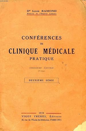 Imagen del vendedor de CONFERENCES DE CLINIQUE MEDICALE PRATIQUE, 2e SERIE a la venta por Le-Livre