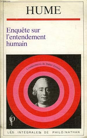 Image du vendeur pour ENQUETE SUR L'ENTENDEMENT HUMAIN mis en vente par Le-Livre
