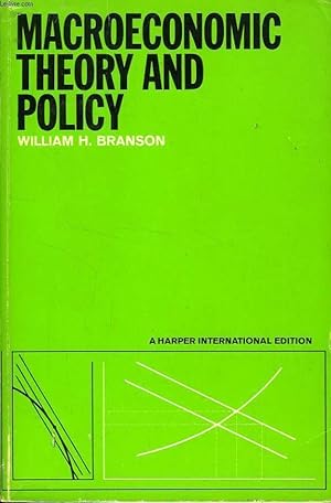 Seller image for MACROECONOMIC THEORY AND POLICY for sale by Le-Livre
