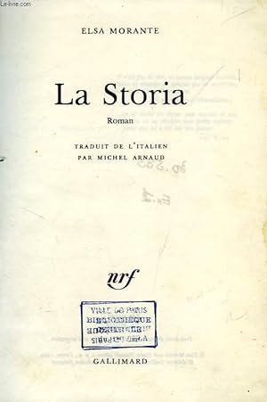 Bild des Verkufers fr LA STORIA zum Verkauf von Le-Livre