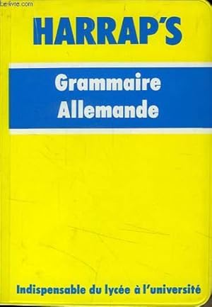 Seller image for HARRAP'S GRAMMAIRE ALLEMANDE for sale by Le-Livre