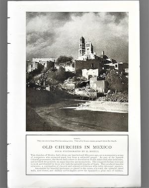 Bild des Verkufers fr Old Churches In Mexico, Four Views zum Verkauf von Legacy Books II