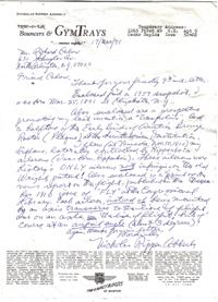 Nicholas Rippen Abberly (Aaberly) / Early Birds of Aviation / Autograph Letter Signed with signed...