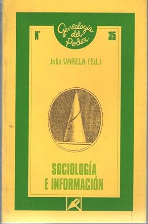 Imagen del vendedor de SOCIOLOGIA E INFORMACION a la venta por Libreria Bibliomania