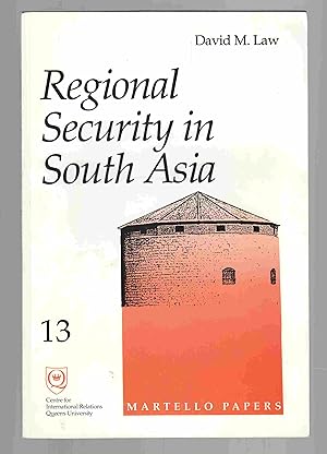 Bild des Verkufers fr Regional Security in South Asia zum Verkauf von Riverwash Books (IOBA)