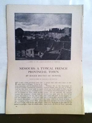 Bild des Verkufers fr Nemours: A Typical French Provincial Town zum Verkauf von Legacy Books II