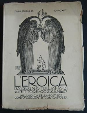 L'EROICA - 1924 - 87-88-89-90 dedicato in onore del grande poeta GIOVANNI PASCOLI (1855-1912) In ...