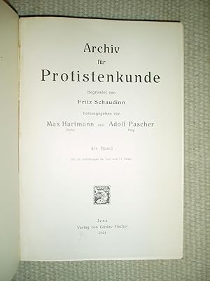 Archiv für Protistenkunde : 49. Band : Heft 1 - 2 - 3 [1924]