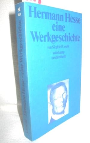 Bild des Verkufers fr Hermann Hesse eine Werkgeschichte zum Verkauf von Antiquariat Zinnober