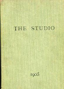 THE STUDIO - 1905 - an illustrated Magazine of fine e Applied Art - Due volumi rilegati piena tel...