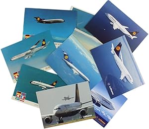 AEREI LUFTHANSA - 12 cartoline nuove: