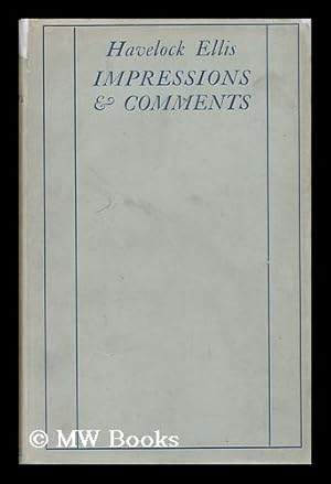 Seller image for Impressions and Comments, Third (And Final) Series, 1920-1923 for sale by MW Books