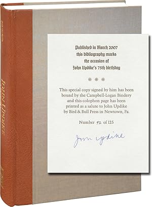John Updike: A Bibliography of Primary and Secondary Materials (Signed Limited Edition)