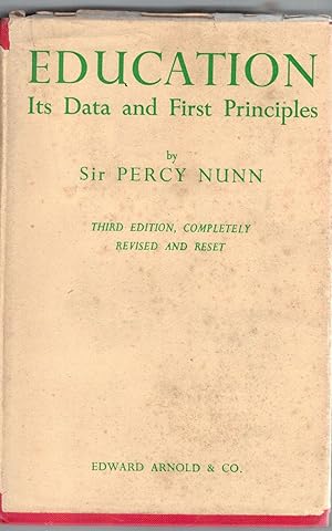 Education Its Data and First Principles ( Third Edition )