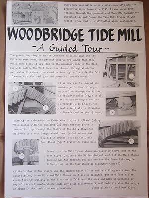 Bild des Verkufers fr Woodbridge Tide Mill - A guided tour - Leaflet zum Verkauf von Windmill Books
