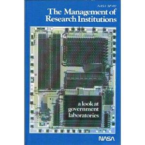 Immagine del venditore per The Management of Research Institutions : a Look At Government Laboratories venduto da Mahler Books