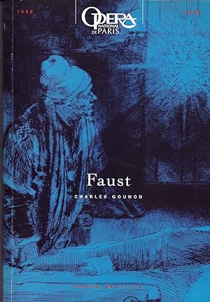 FAUST. Opéra de Paris,Opéra Bastille. Mars 1996. Opéra en cinq actes. Livret de Jules Barbier et ...