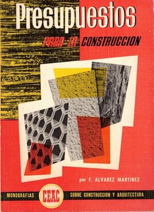 Seller image for Presupuestos para la construccin for sale by Librera Vobiscum