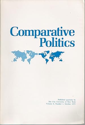 Imagen del vendedor de Comparative Politics,volume 8, Number 1, October 1975 a la venta por BYTOWN BOOKERY