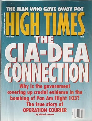 Imagen del vendedor de High Times, June 1992 The C I a - D E a Connection a la venta por BYTOWN BOOKERY