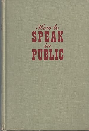 How To Speak in Public