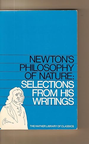 Image du vendeur pour Newton's Philosophy Of Nature Selections from His Writngs mis en vente par BYTOWN BOOKERY