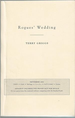 Imagen del vendedor de Rogue's Wedding a la venta por BYTOWN BOOKERY