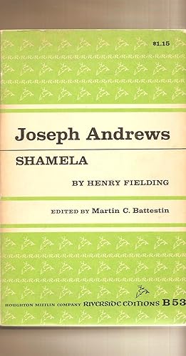 Seller image for Joseph Andrews And Shamela for sale by BYTOWN BOOKERY