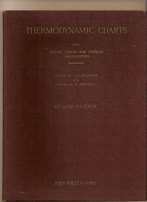 Thermodynamic Charts Also Special Tables for Turbine Calculations Steam, Water, Ammonia, "Freon-1...