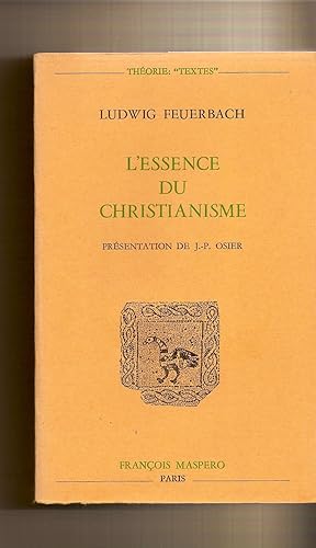 Image du vendeur pour L'essence Du Christianisme Presentation De J. P. Osier mis en vente par BYTOWN BOOKERY